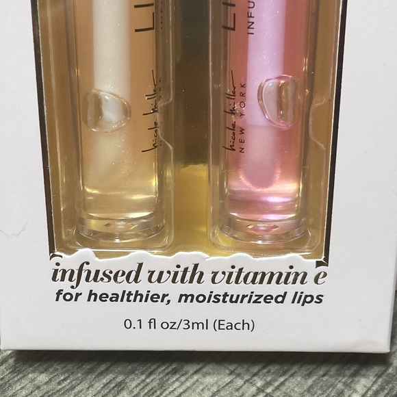🫟5 for $25🫟 Nicole Miller Tinted Juicy Coral & Pink Peony Lip Oil Duo - Picture 3 of 6